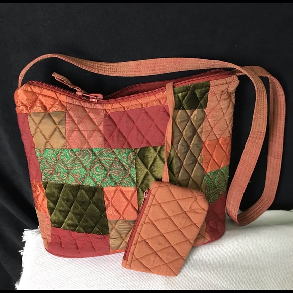 Victorian Heart patchwork shoulder strap purse - Picture 7 of 7